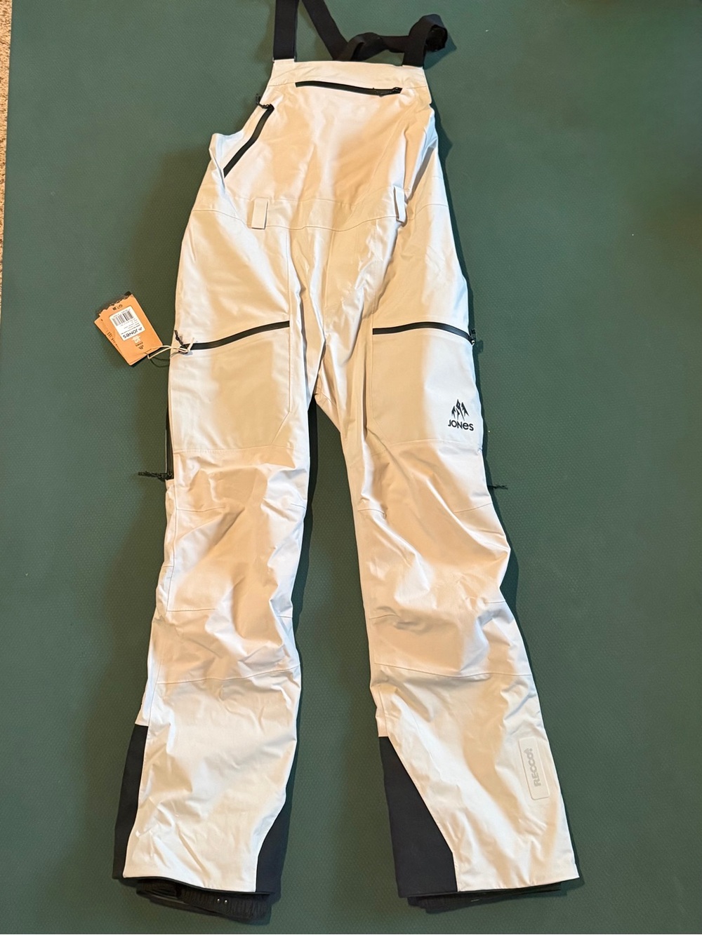 Women's Beige/Bone Jones Snow Bib Pants